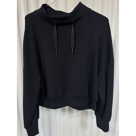 Spanx Airluxe at the Hip Pullover In Very Navy Womens X-Large Boxy Drop Shoulder - Picture 1 of 6